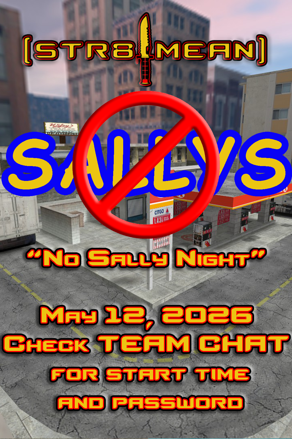 [STR8^MEAN] No Sally Night